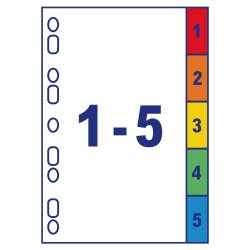 Ready Index med 5 faner