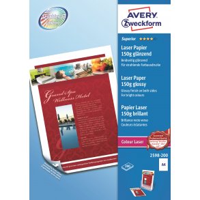 Fotopapir, fargelaserskrivere