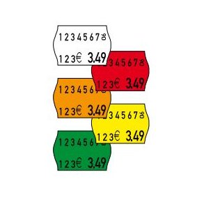 Prisetikett 26x16mm Frys