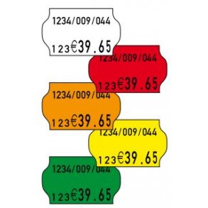 Prisetikett 32x19mm Avtagbar