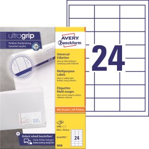 Flerbruksetiketter med QuickPEEL & Ultragrip