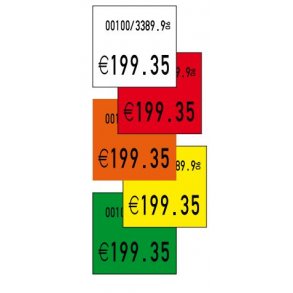 Prisetikett 36x35mm Frys