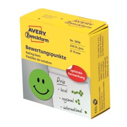  Belnningspunkter, glad smiley, grnn