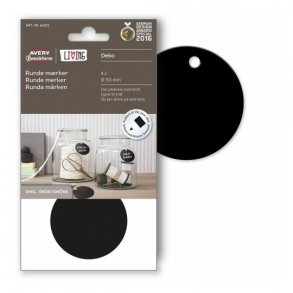 Runde merker i tavlemateriale