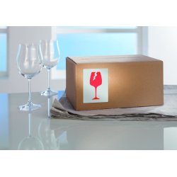 Informasjonsetiketter m/symbol Forsiktig