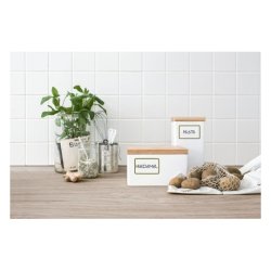 Firkantede kjkkenetiketter