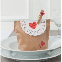 Julestickers med hjerter