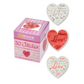 Julestickers med hjerter