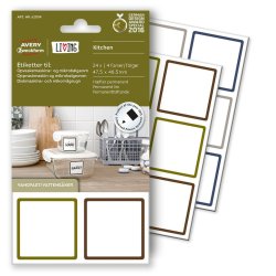 Etiketter til oppvaskmaskin og mikroblgeovn