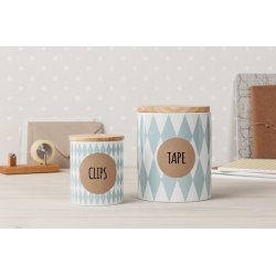 Runde husholdningsetiketter