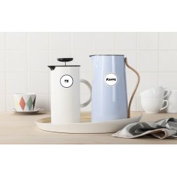 Runde kjkkenetiketter