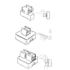 Magnet for plastramme