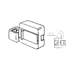 Magnet for plastramme for vegg