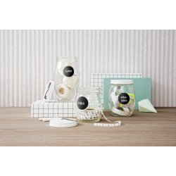  Runde etiketter i tavlemateriale