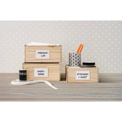 Selvklebende plastlommer med innstikksskilt