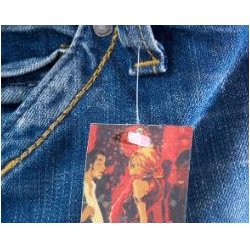 Plaststicker for stikkepistol